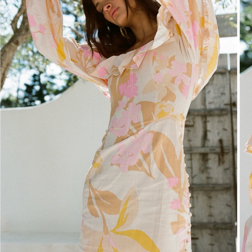 Floral Long Sleeve Dress